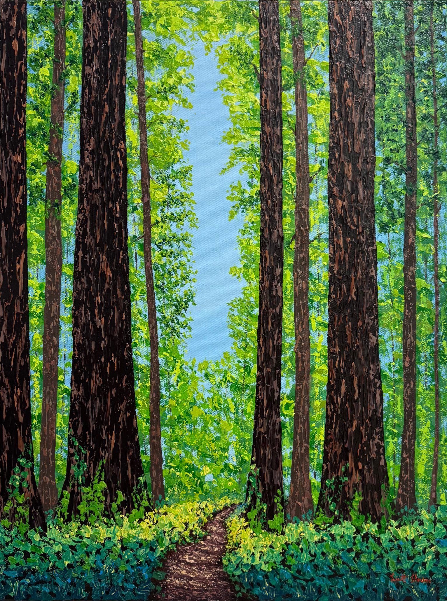 Textured Contemporary Landscape, Seascape & Nature Paintings